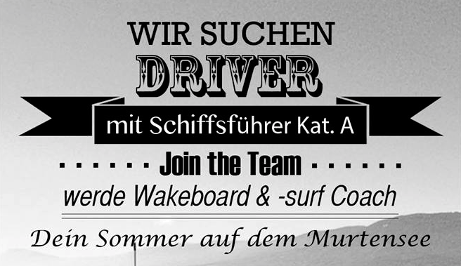 Wir suchen Driver auf dem Murtensee
